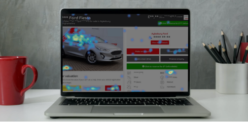 Car Detail Page Heatmap