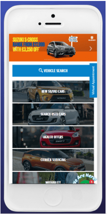 Suzuki Website Mobile