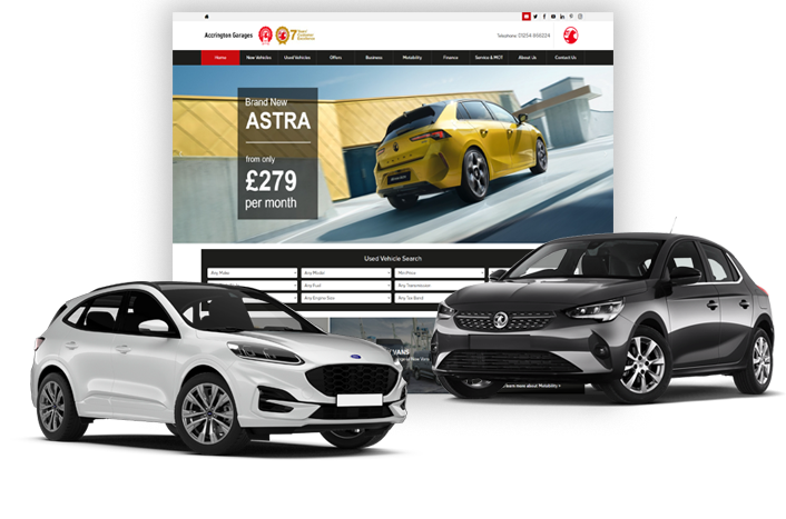 car dealer website example