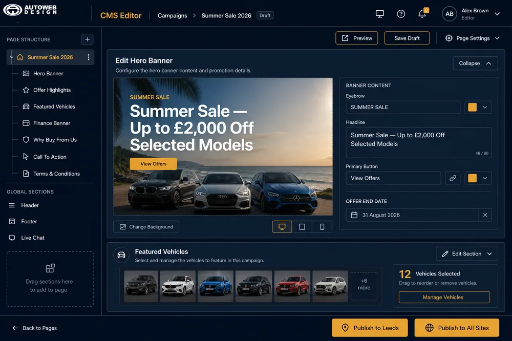 Automotive CMS