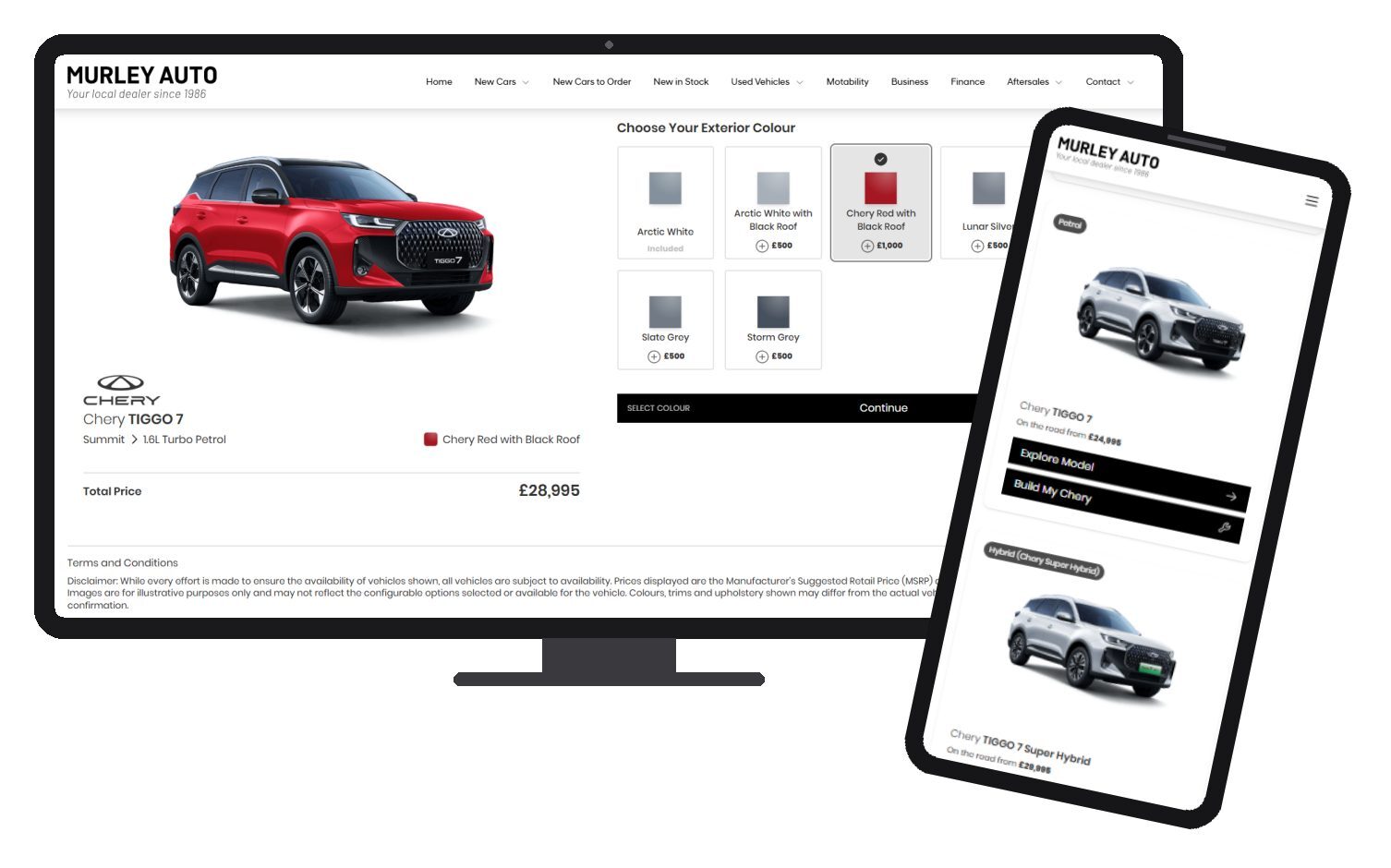 New Website Launch : Murley Auto